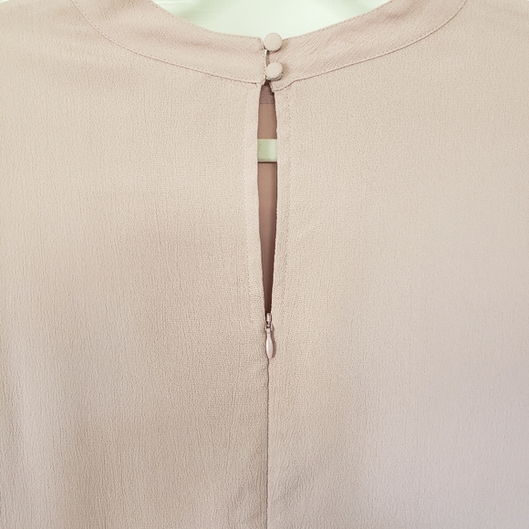 Nanette Lepore Pink Mock Neck Embroidered Dress - Picture 13 of 15